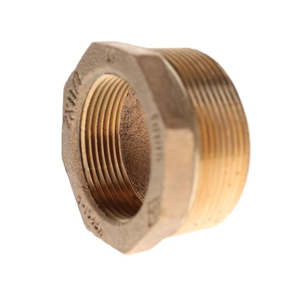 310-495NL 2" x 1-1/4" - Brass Bushing - FIP x MIP