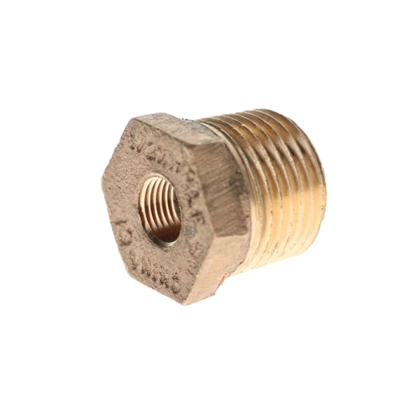 310-477NL 3/4" x 1/4" - Brass Bushing - FIP x MIP