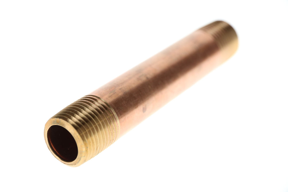 311-028 1/4" x 5" Red Brass Pipe Nipple
