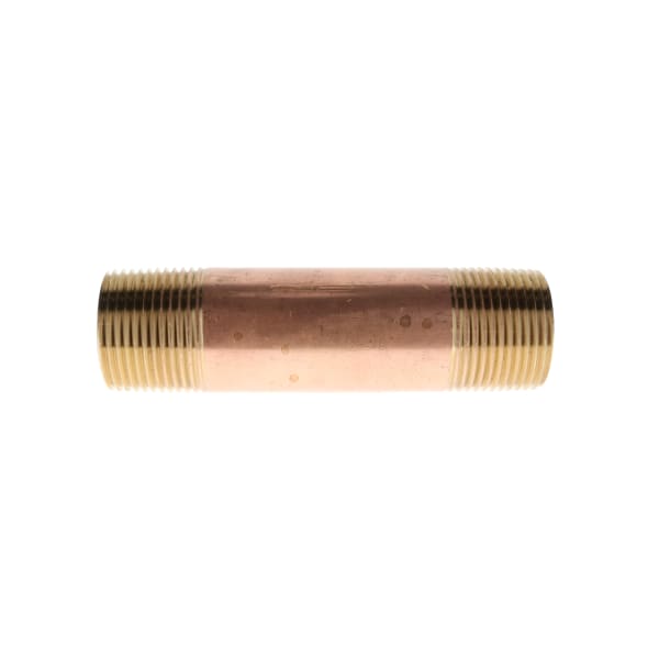311-109 1" x 5-1/2" Red Brass Pipe Nipple