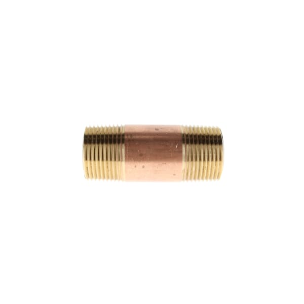 311-106 1" x 4" Red Brass Pipe Nipple