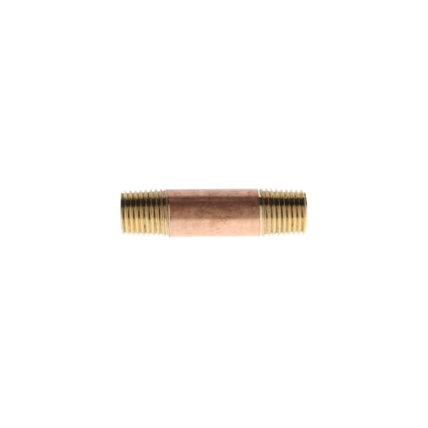 311-001 1/8" x 1-1/2" Red Brass Pipe Nipple