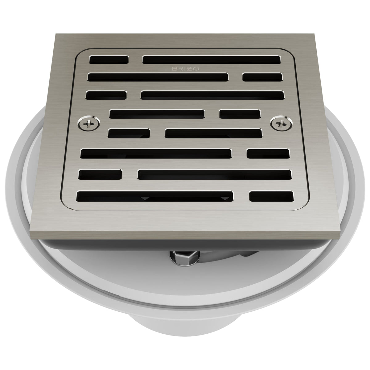 BT062415-BN 4" Tile-In Square Shower Drain Brushed Nickel