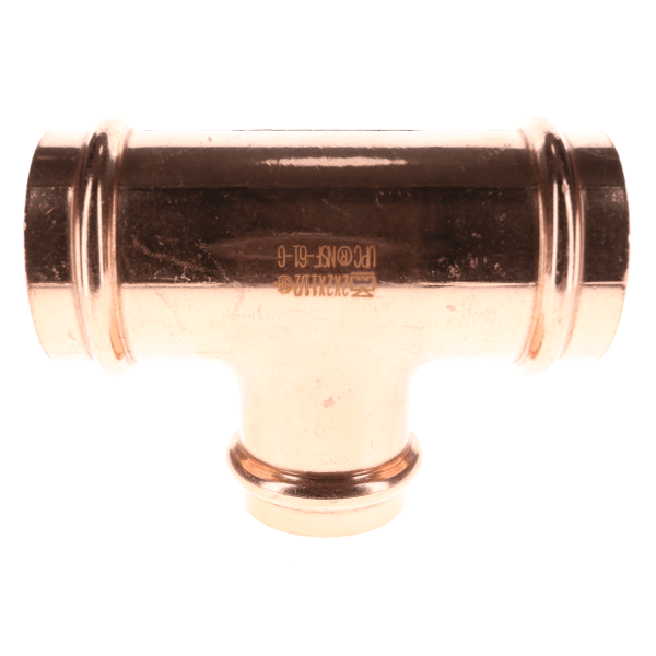 PF 40103 2" x 2" x 1-1/2" Copper Press Fittings - Tee P x P x P