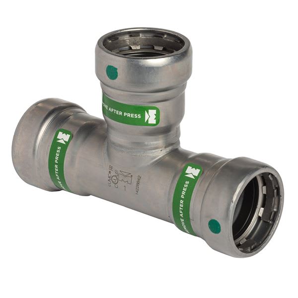 CP04006 1/2" Carbon Steel Press Fittings - Mechanical - Tee P x P x P