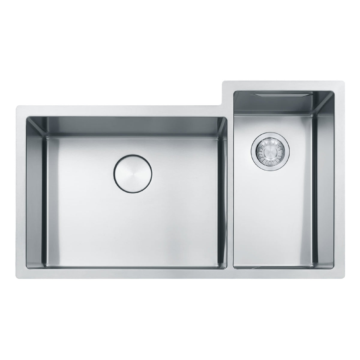 Culinary Center 35-in. x 21-in. 19 Gauge Stainless Steel Undermount Double Bowl Kitchen Sink Workstation - CUX16021-W