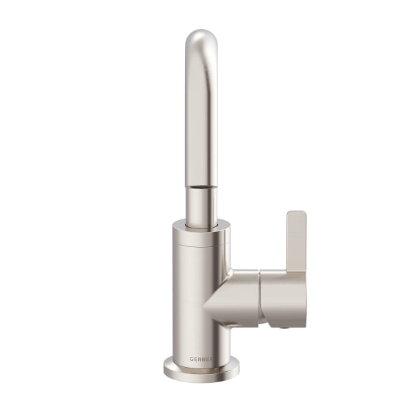 D222530BN Amalfi 1H Lavatory Faucet Single Hole Mount w/ 50/50 Touch Down Drain & Optional Deck Plate Included 1.2gpm Brushed Nickel