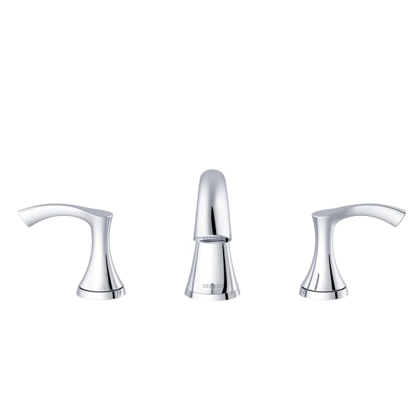 D304222 Antioch 2H Widespread Lavatory Faucet w/ Metal Touch Down Drain 1.2gpm Chrome
