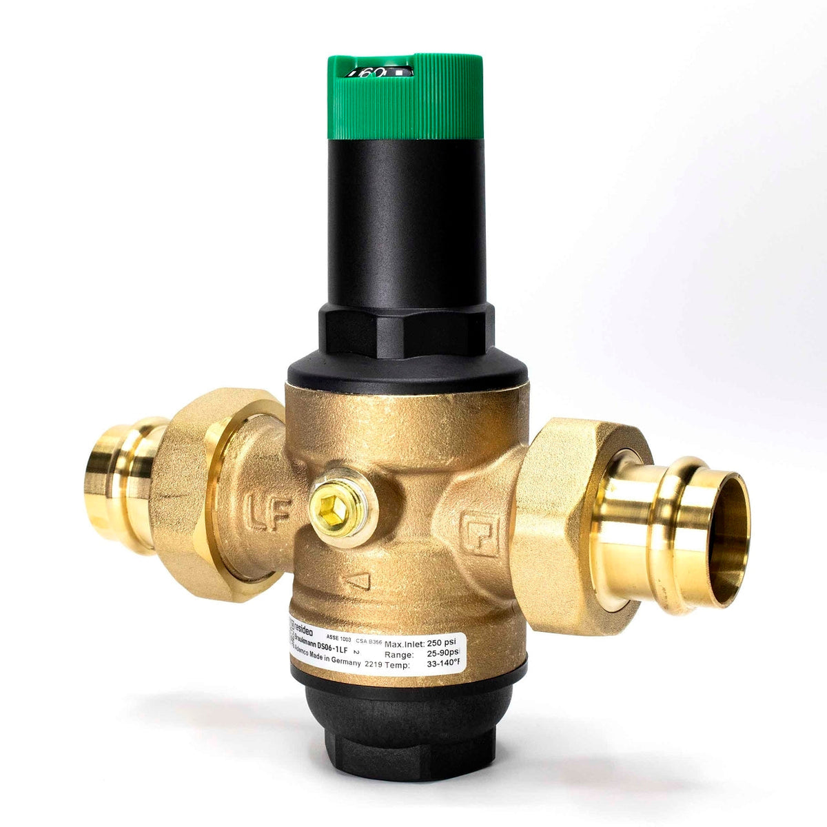 DS06-102-DUP-LF/U 1" DialSet Press Double Union Pressure Reducing Valve