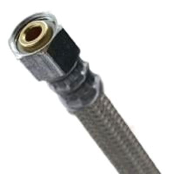 PRO1F30 3/8" x 1/2" x 30" COMP x FIP - Faucet Supply - Braided Stainless Steel