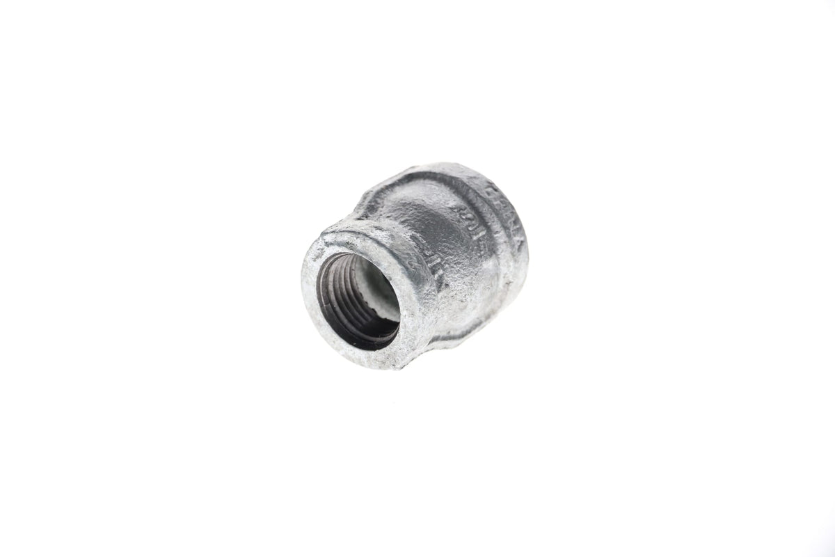 511-332 1/2" x 3/8" - Galvanized Reducing Coupling