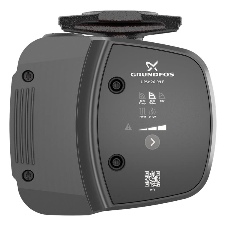 93262074 UPSe 26-99F Circulator Pump, Max Head 33 Max Flow 42 gpm - Cast Iron Body