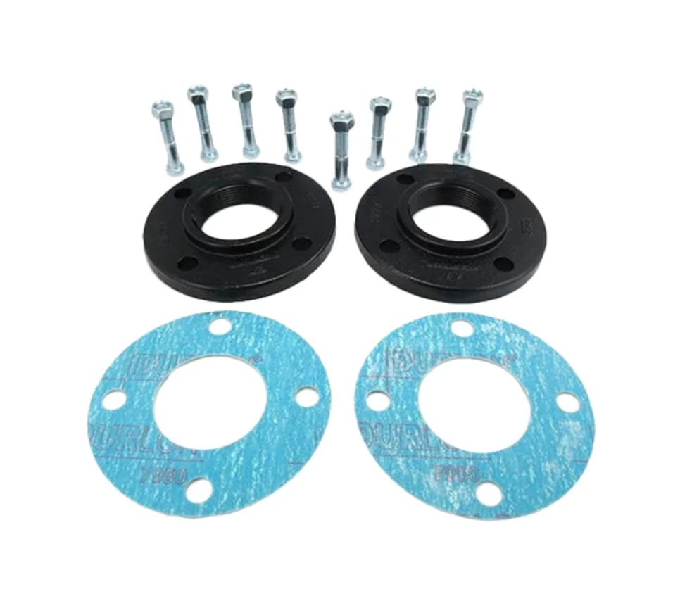 559601 Cast Iron 4-Bolt Pump Flange Set, 2-1/2" NPT (Pair)