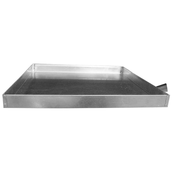 139064 36x36 Square Drain Pan C/W PVC Ftg