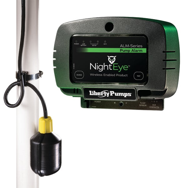 ALM-2-EYE Alarm, NightEye® Wireless Enabled Indoor, Wide Angle Float, 115V, 20' Cord