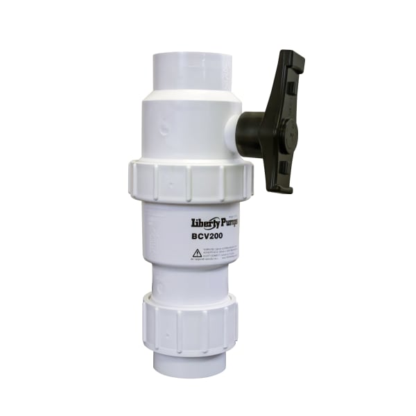 BCV200 Ball / Check Valve, 2" HD, PVC with Union