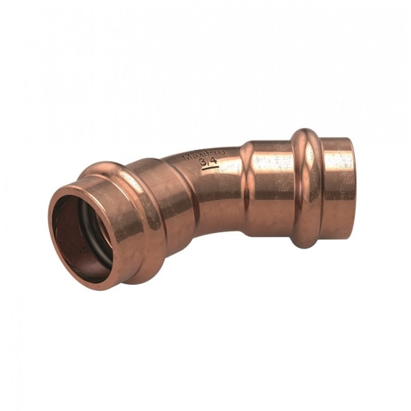 MPA5041 0020001 1/4" ACR Press Fitting - Elbow - 45°