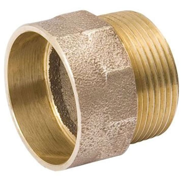A 07234 3" Copper Fittings - DWV - Male Adapter C x MPT