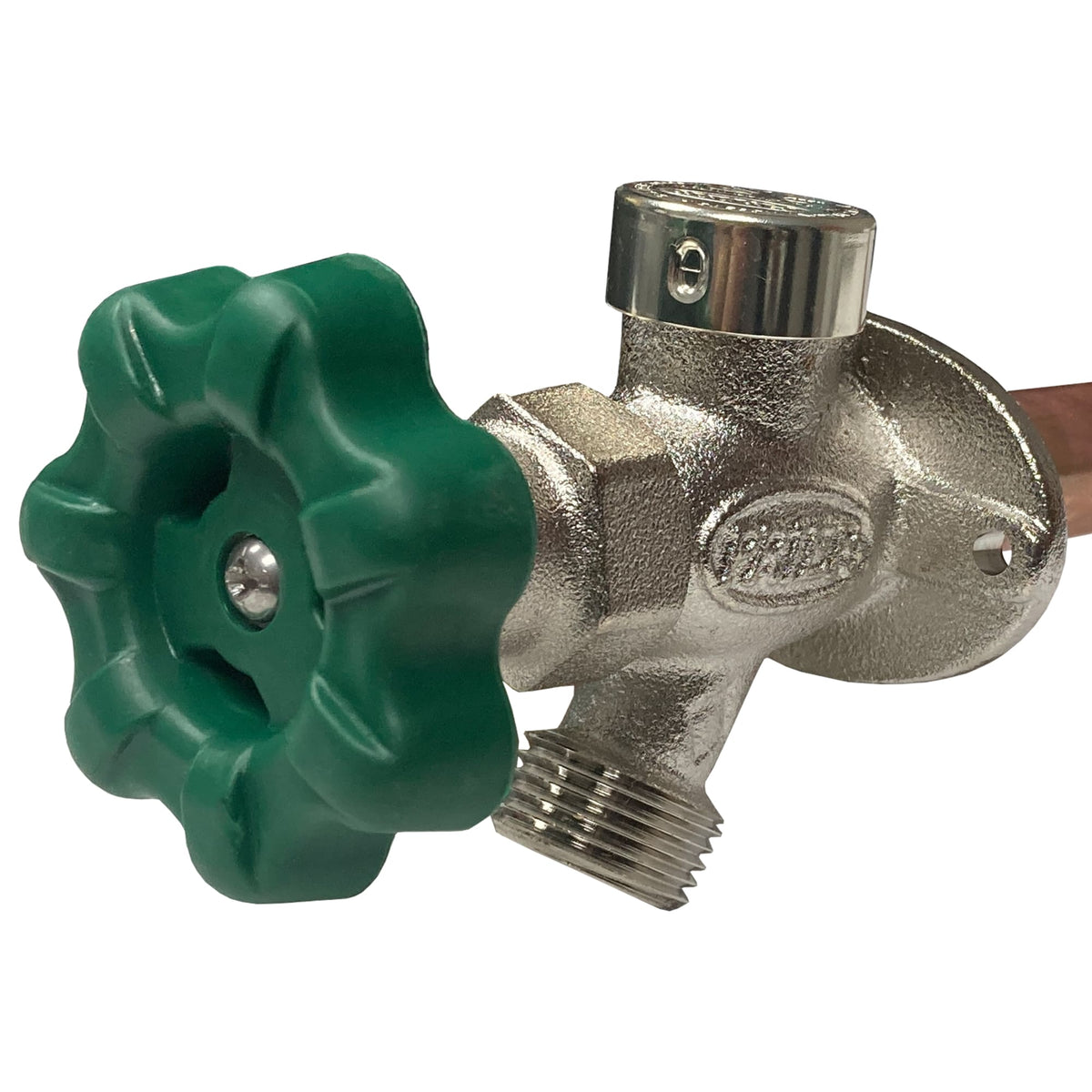 P-164T12 12" Anti-Siphon Quarter Turn Wall Faucet With Soft Grip Handle With 3/4" Inlet