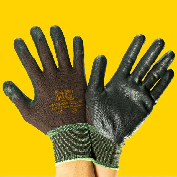 NITEX P-200BR-xl Nitrile Work Glove Brown Coat - XL