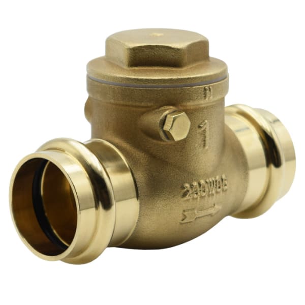 105-004NL 3/4" - Press x Press, LegendPress No Lead Forged Brass Swing Check Valve