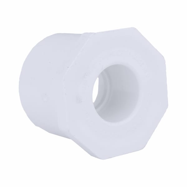 PVC-02107-3200 3" x 1" PVC SCH40 Bushing - Spigot x Socket