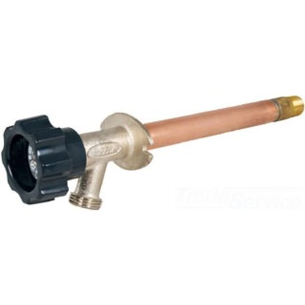 408-04 4" (1/2" MIP / Sweat) Freezeless Wall Hydrant with Vacuum Breaker