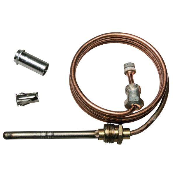 Q390A1046/U 30 mV Thermocouple Includes a 24 in Leads, 11/32-32 Male Connector Nut Connection, Push-In Clip, and Adapter Assembly