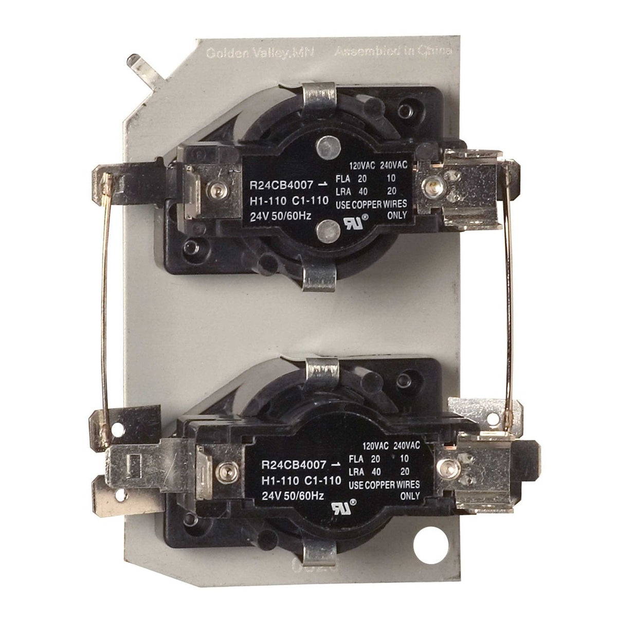 R24CB4007/U Heat Sequencer, 3 Switches, On 1–110 sec, Off 1–110 sec