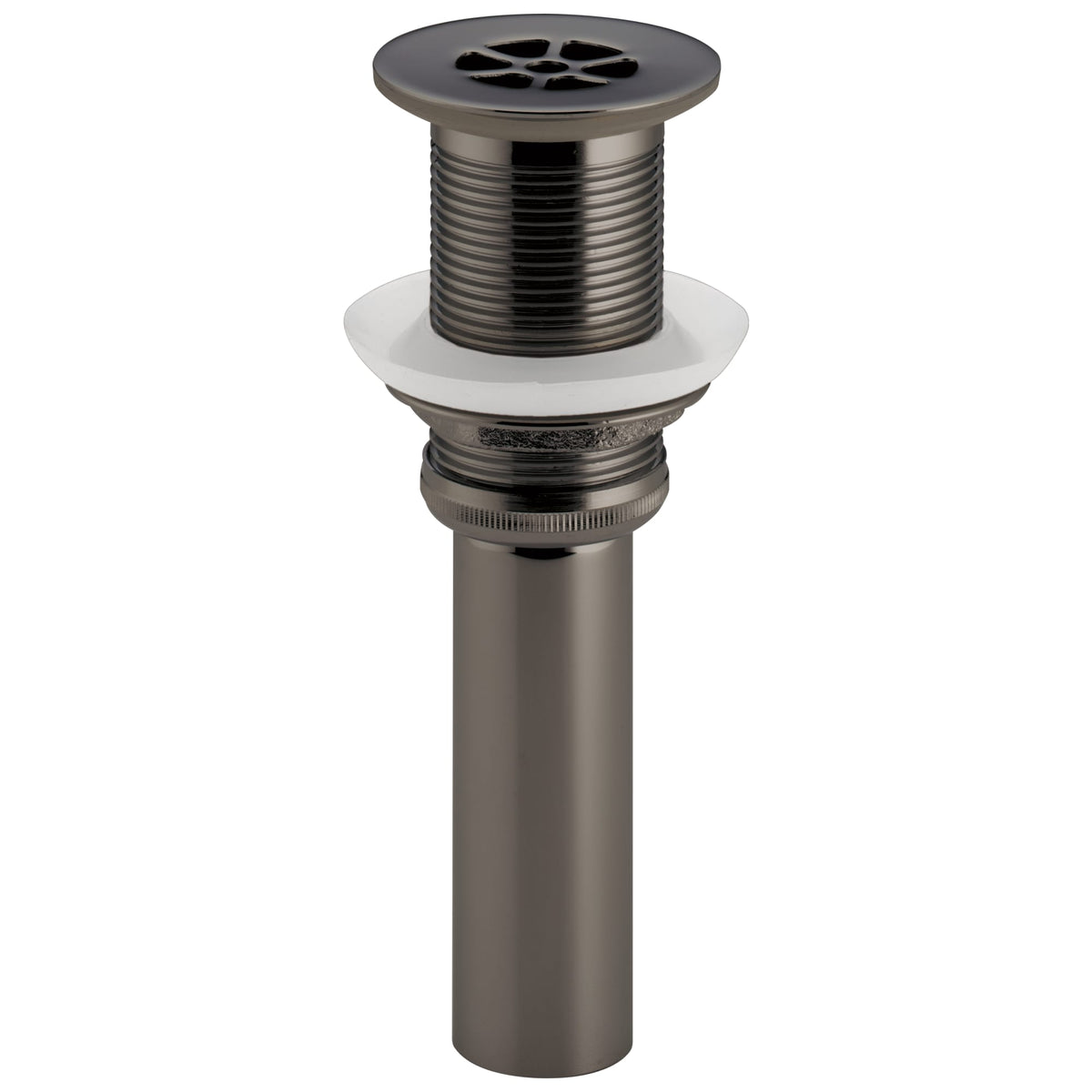 RP72411BNX Grid Strainer Lavatory Drain Without Overflow Brilliance Black Onyx