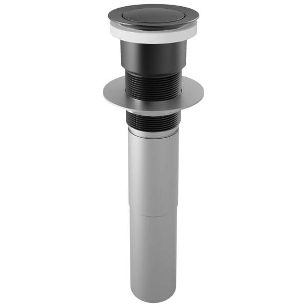 RP81627BL Push Button Pop-Up Without Overflow Matte Black