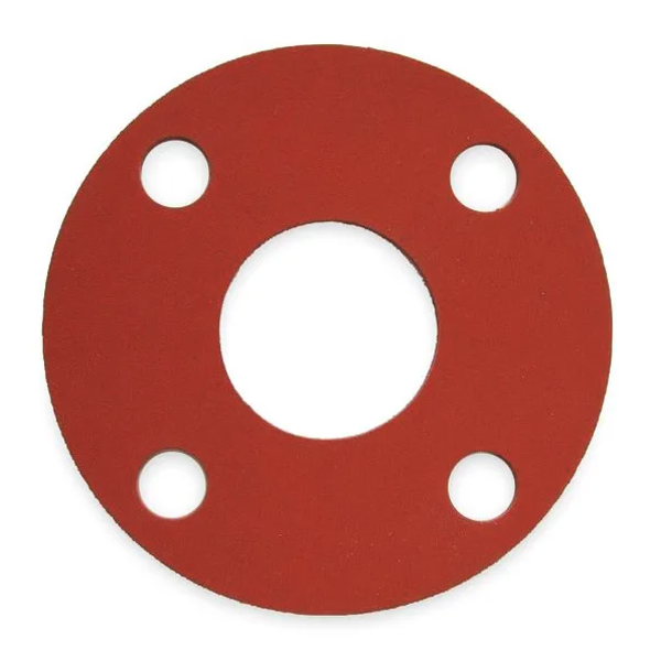 GASKET-400 4" Full Face 1/8" Red Rubber Gasket 150#