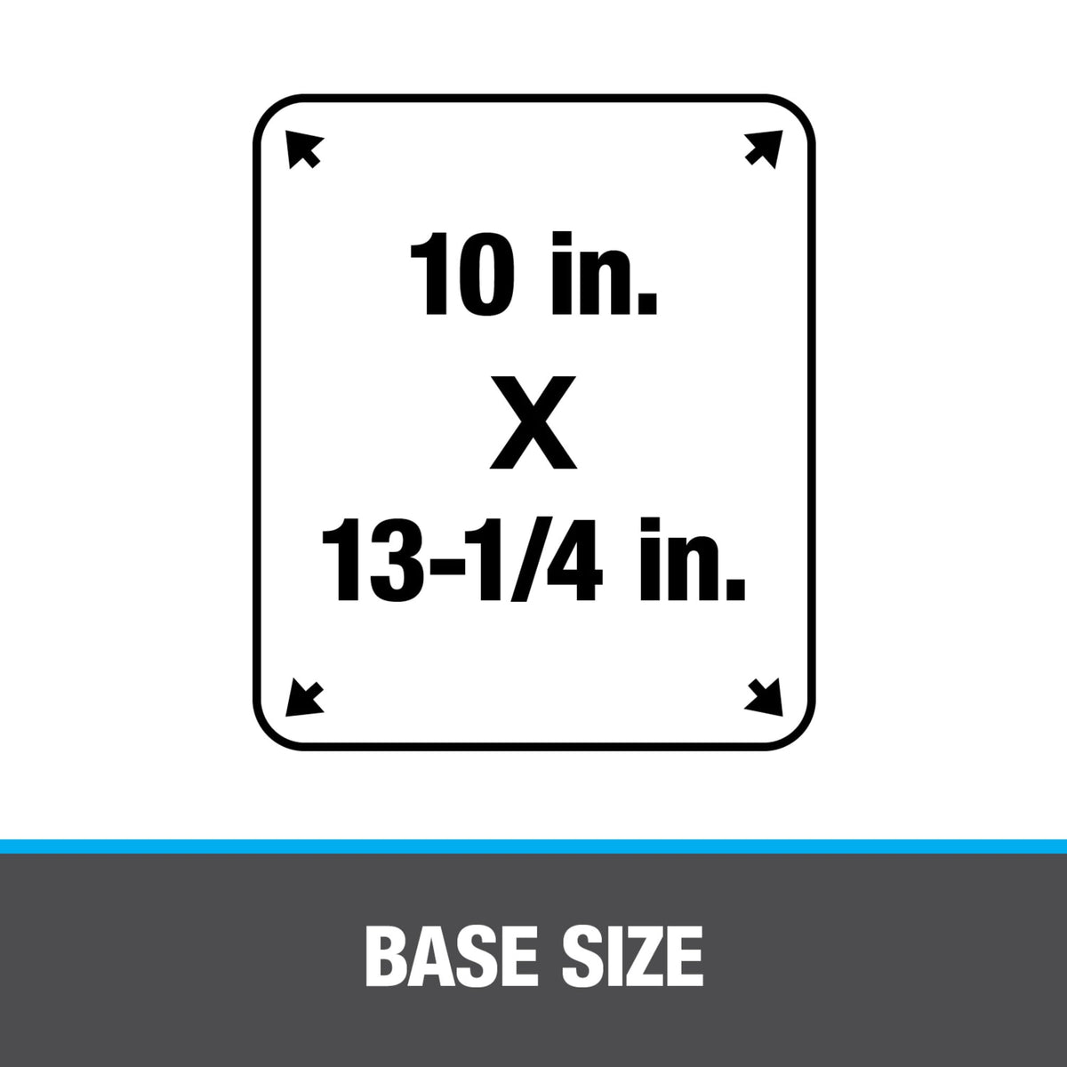 14038 3" Flex-Flash™ 10" x 13.25" Base