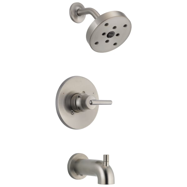 T14459-SS Trinsic® Monitor® 14 Series H2OKinetic® Tub & Shower Trim Stainless