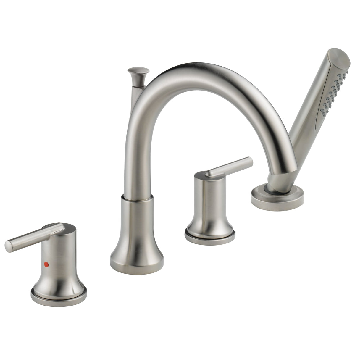 T4759-SS Trinsic® Roman Tub Trim with Hand Shower Stainless