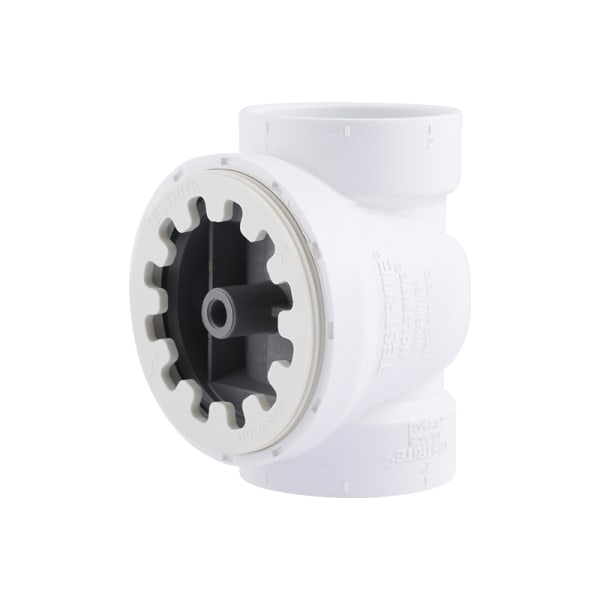 TRPVC2A TestRite® 2" PVC DWV Test / Cleanout Tee with Plug