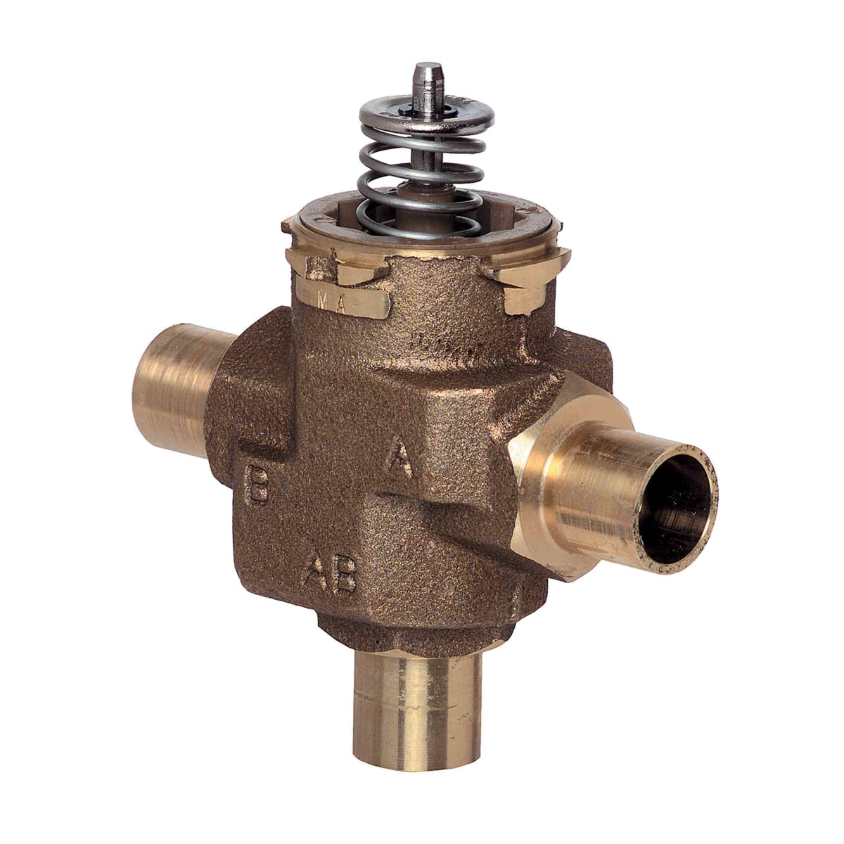 VCZMA6000/U VC 3-Way Valve Assembly, 1/2 in Sweat