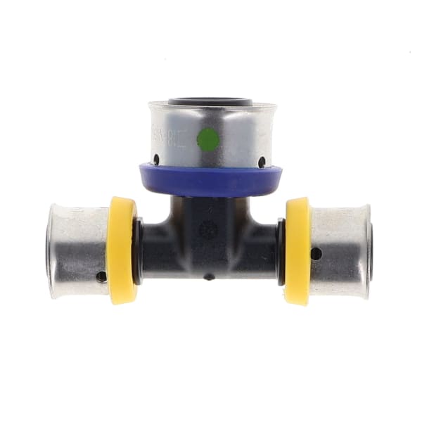49334 1/2" x 1/2" x 3/4" PEX Reducing Tee (Press) - PureFlow® Press (Composite)