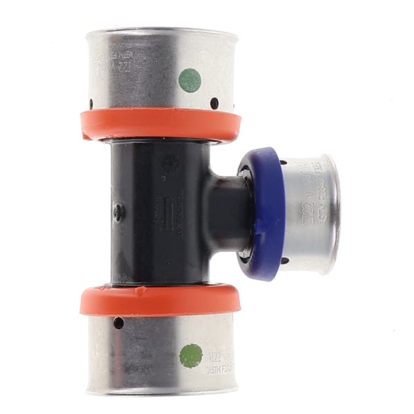 49554 1" x 1" x 3/4" PEX Reducing Tee (Press) - PureFlow® Press (Composite)
