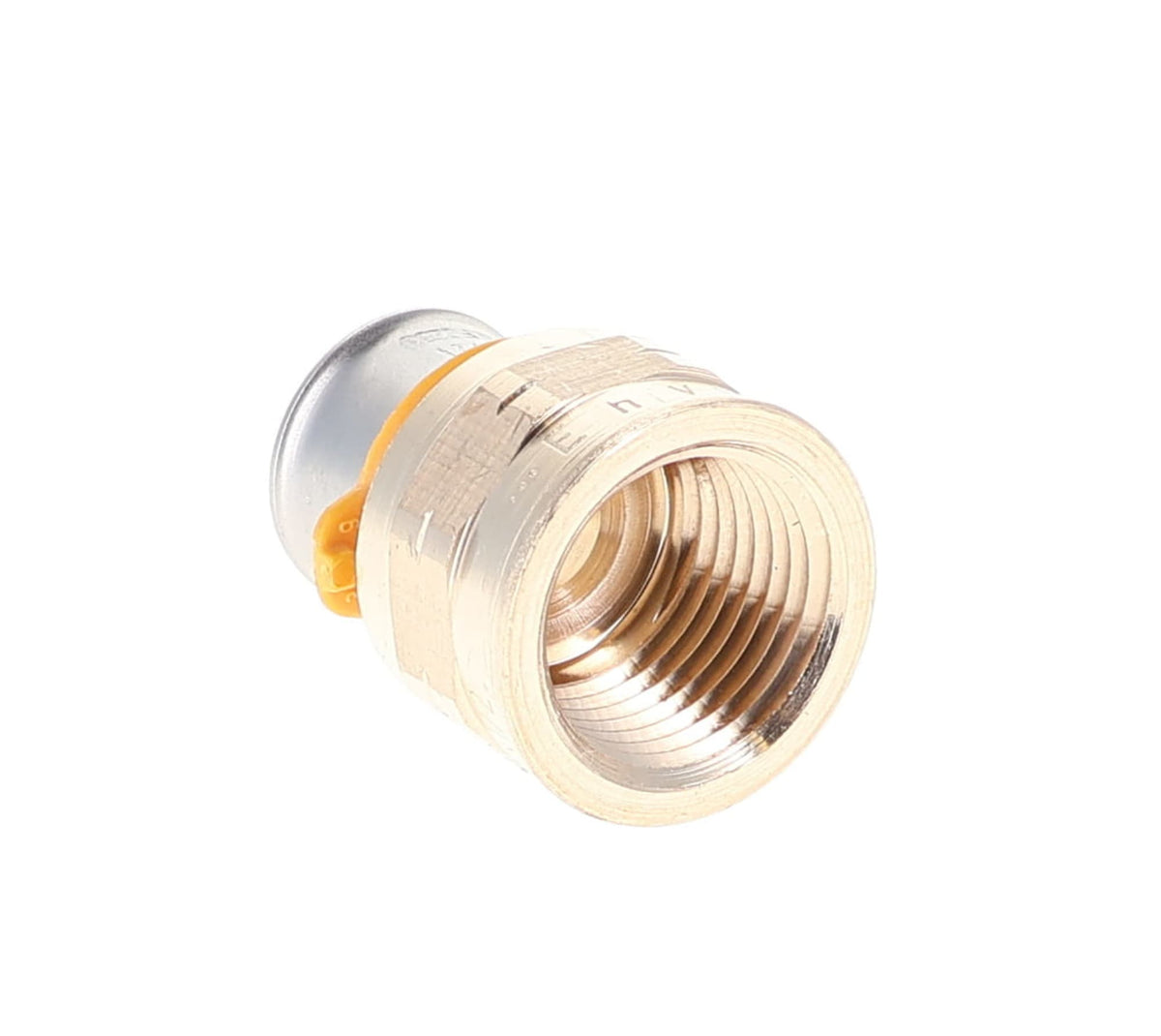91520 1/2" PEX Female Adapter (Press x FIP) - PureFlow® Press (Brass)