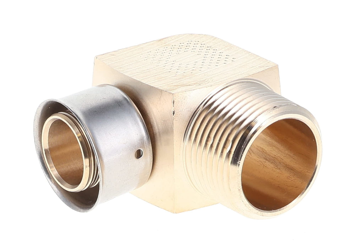 1" PEX 90° Elbow (Press) - PureFlow® Press (Brass) 92560