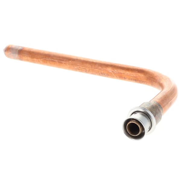 92616 1/2" x 1/2", PEX Press x FTG, 15" L, 100/160 PSI, Lead-Free, Brazed Copper, Street Stubout