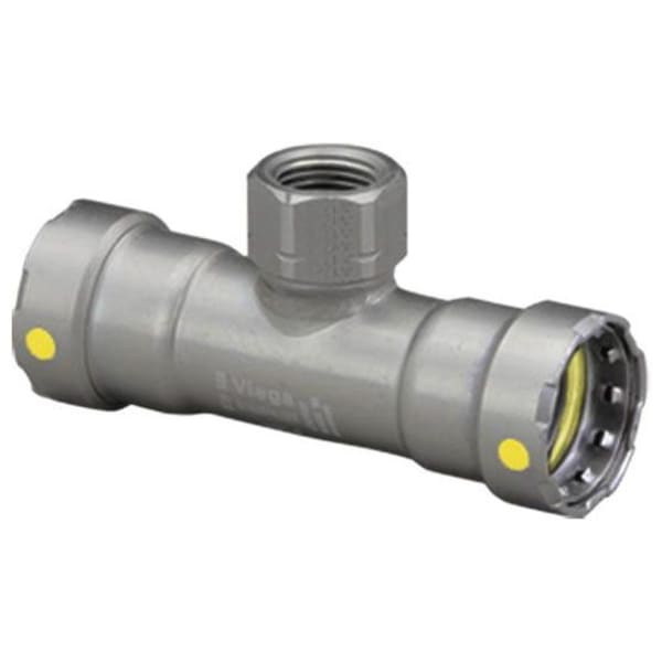 25441 1-1/2" x 1-1/2" x 3/4" - (P-P FPT) - Tee (Adapter), MegaPress®G