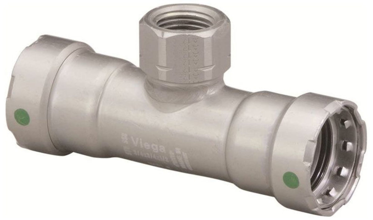 25450 1-1/2" x 1-1/2" x 1-1/4" - (P-P FPT) - Tee (Reducing), MegaPress®
