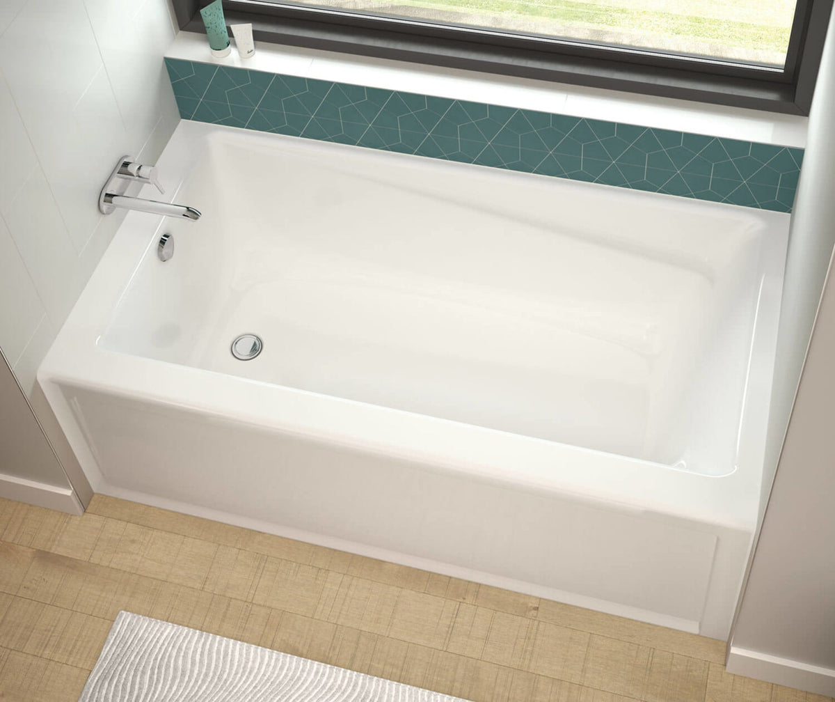 105519-000-001-103 Exhibit 6030 IFS Acrylic Alcove Right-Hand Drain Bathtub in White