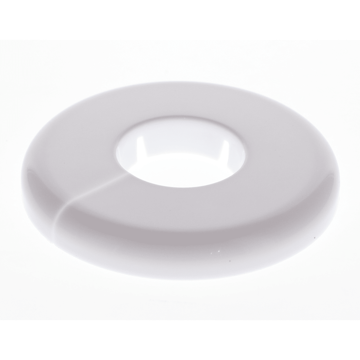 2875-W 1" CWT White Floor & Ceiling Plate