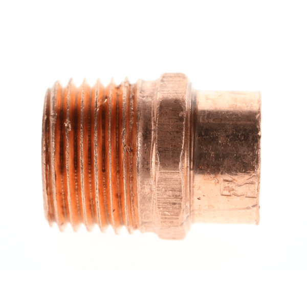 W 01125 3/8" Copper Sweat Fittings - Male Adapter C x MPT