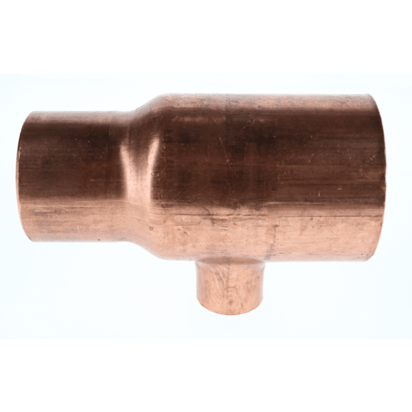 W 40237 1-1/2" x 1" x 1/2" Copper Sweat Fittings - Tee C x C x C
