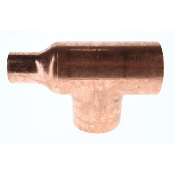 W 40117 2" x 1-1/4" x 1-1/4" Copper Sweat Fittings - Tee C x C x C