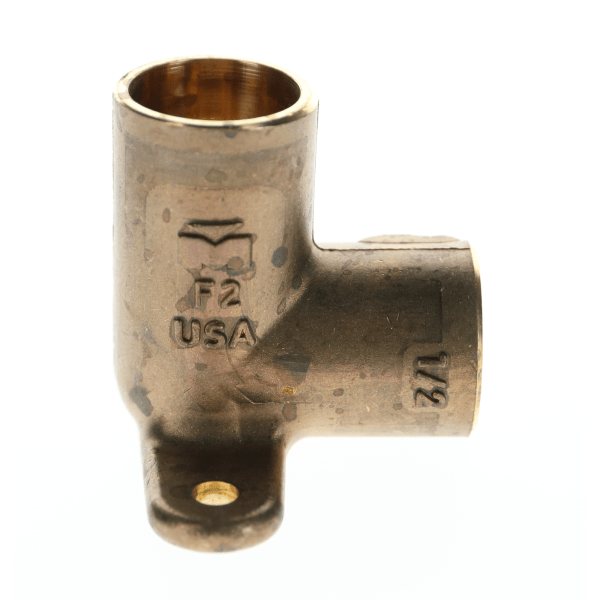 1/2" Copper Sweat Fittings - Drop Ear 90 Degree Elbow C x C COPF-050-DE90-C